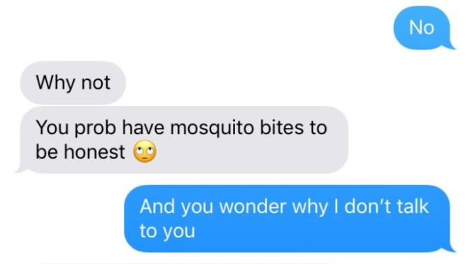 Guy who liked me for a while won’t take no for an answer?