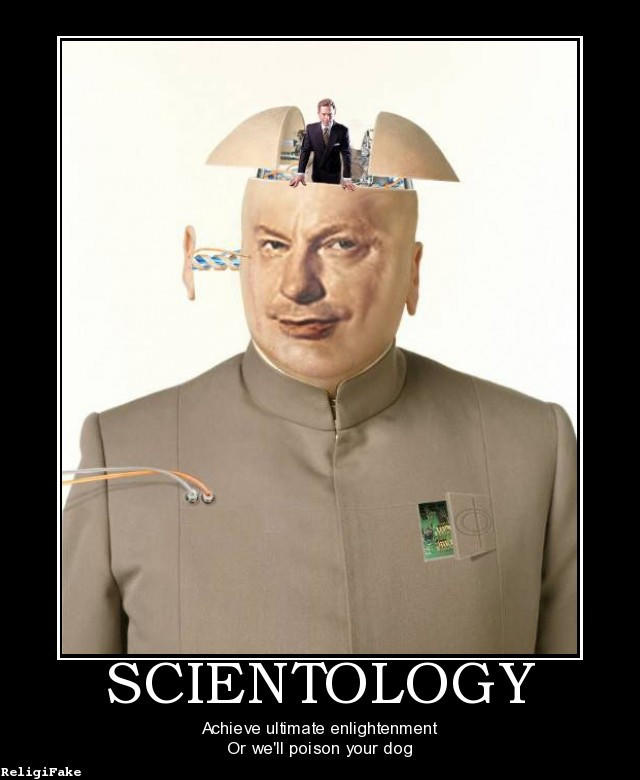 How does Scientology keep its members IN when they get to the ridiculous stage of finding out about the alien theory?
