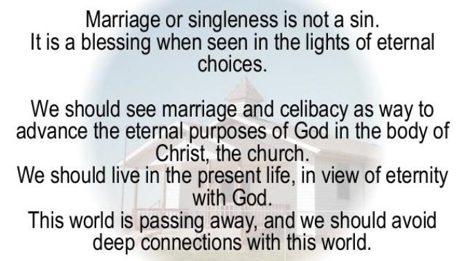 God wants me to be single forever?