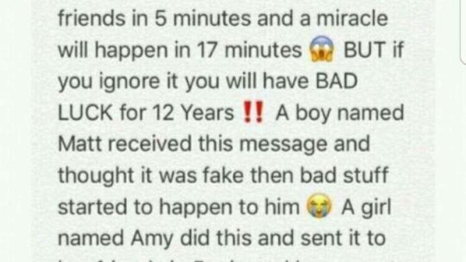 Is Teresa Fidalgo message true or is it fake?