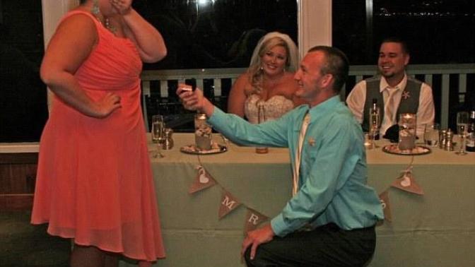 Whats your opinion on Friends proposing at your wedding?