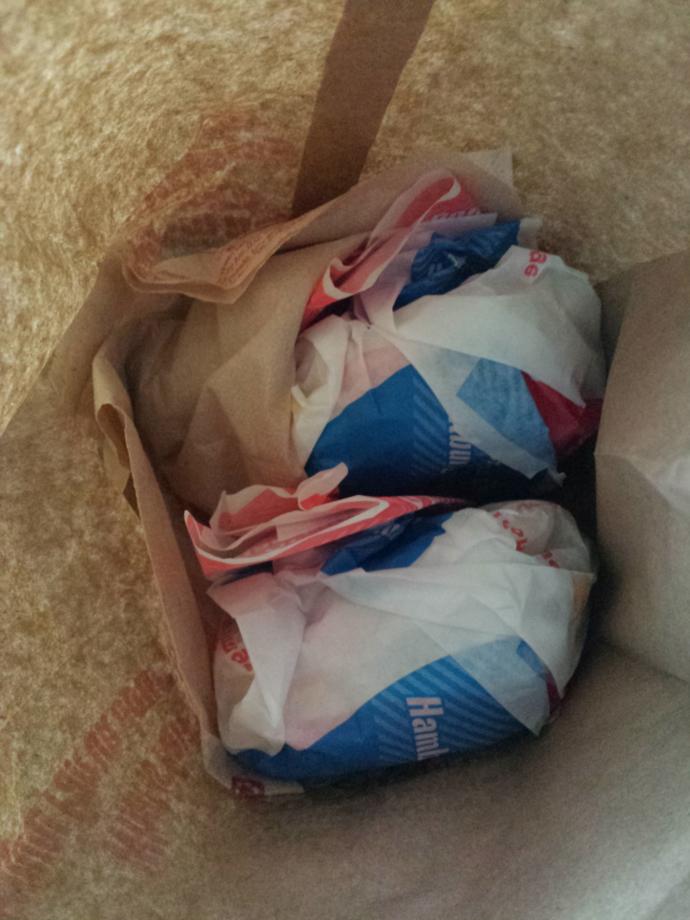 Do you ever mistakenly get 2 cheeseburgers instead of 1?