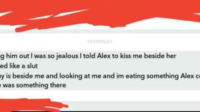 What is she trying to achieve? I am suspicion that she is faking her boyfriend. I also think she has a crush one me?