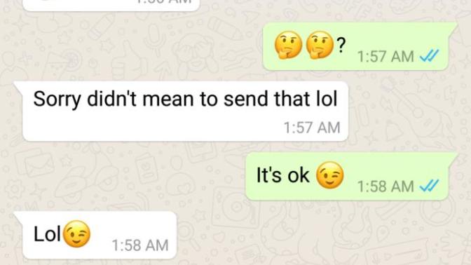 Guys, have you ever send a flirting emojis to a girl you don't mean it? Picture and details included?