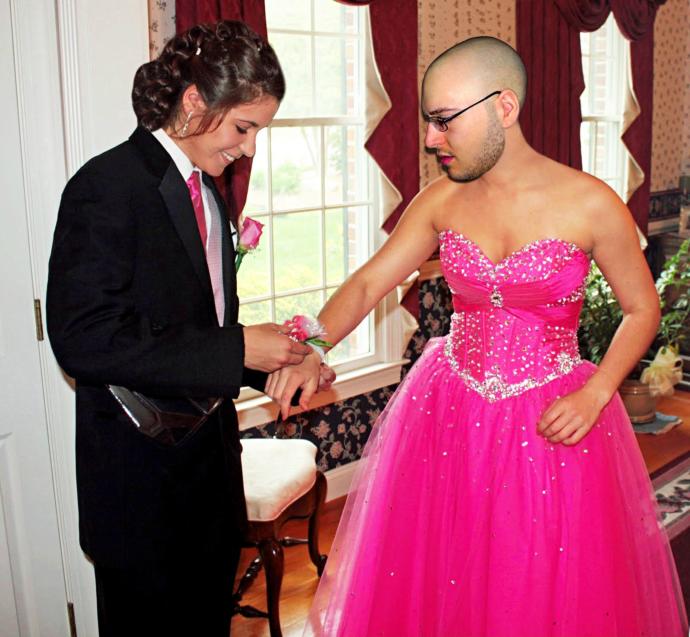 Would you go to prom but with you and your date swapping outfits?