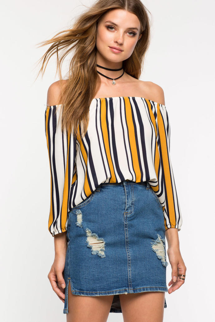 Thoughts on off-the-shoulder tops?