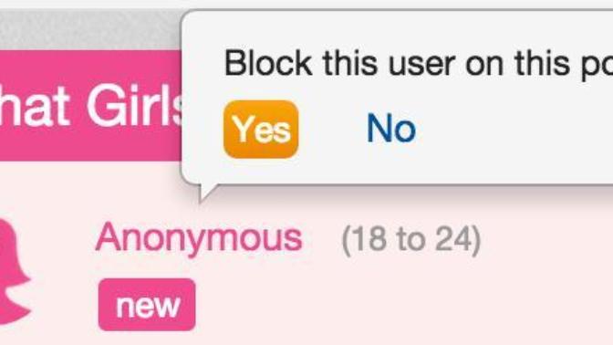 Do you like that blocked users can respond to your anonymous questions?