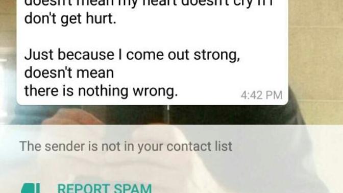 After two weeks no call no text he sends this what he is trying to say?
