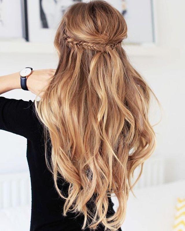 Which semi-formal hairstyle for a Summer evening event do you like more?