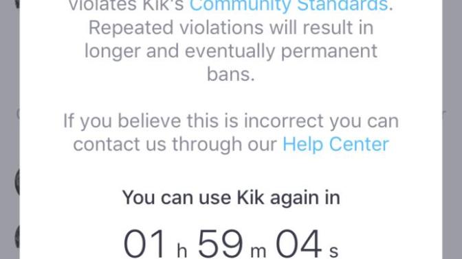 Has kik gotten too sensitive?