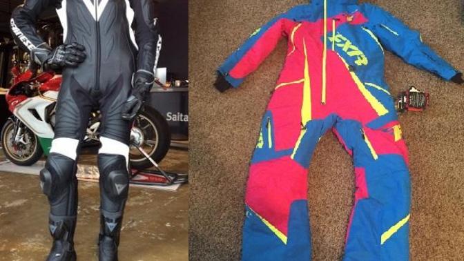 Girls who ride motorcycles in the rain do you wear a rain suit over your normal suit? Or instead?