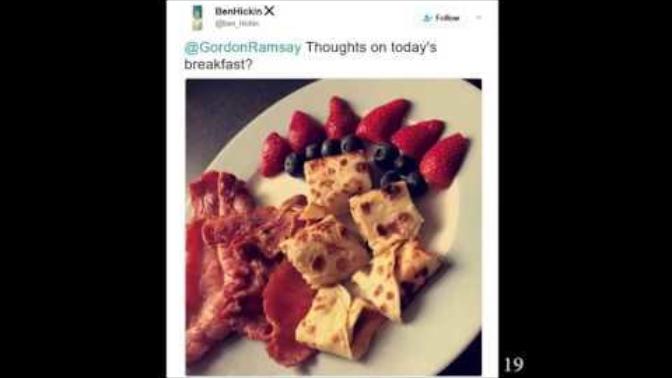 What're your opinions on Gordon Ramsay's Twitter?