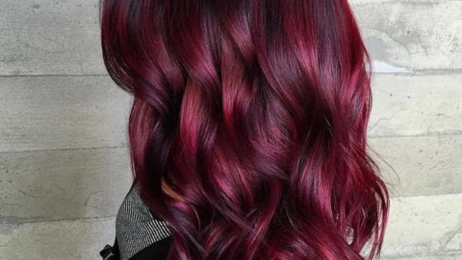 I asked if I should dye my hair red or black, what about both? I can't decide?