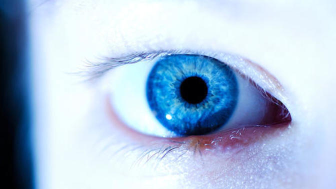 Girls, would you feel scared, if your boyfriend's eyes suddenly turned into a shiny electric blue color?