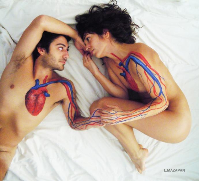 Would you strip down to mark up your body in paint (with paints that are safe for the body)?
