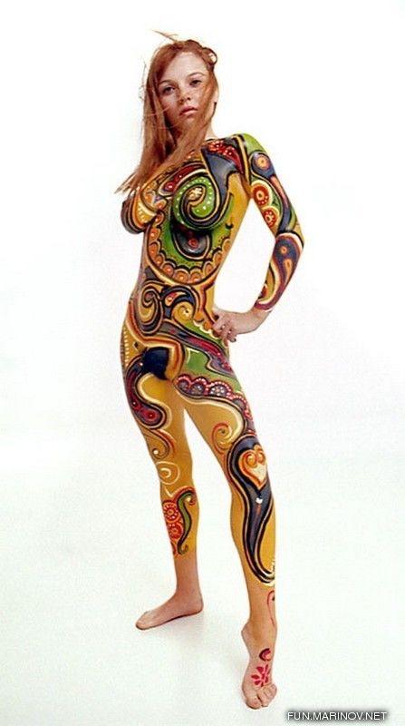 Would you strip down to mark up your body in paint (with paints that are safe for the body)?