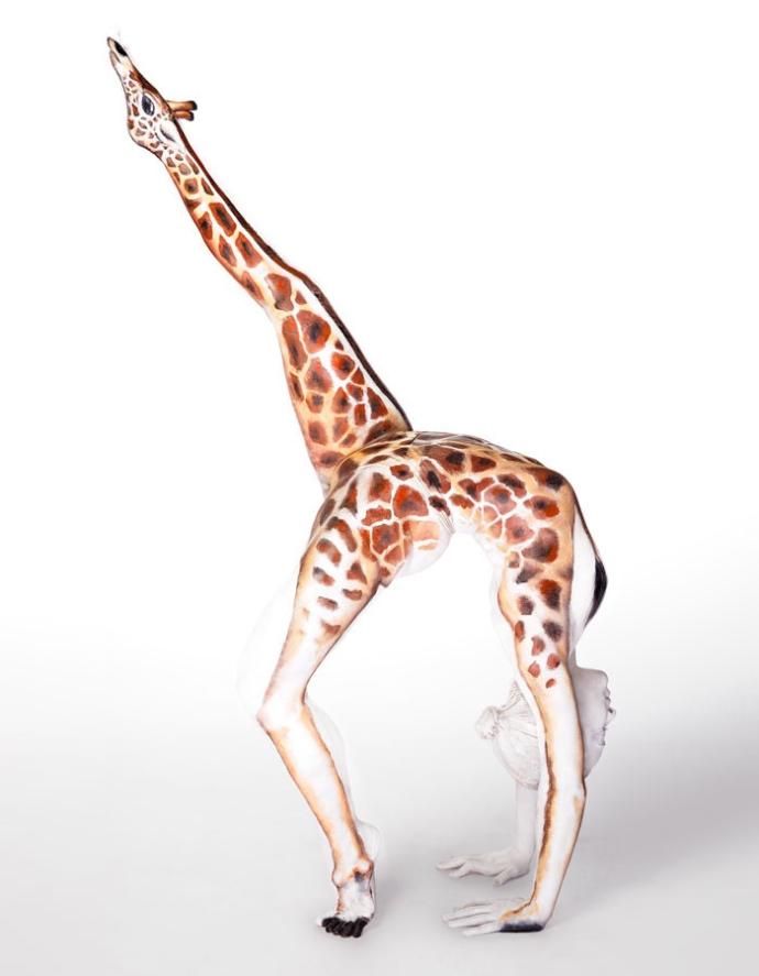 Would you strip down to mark up your body in paint (with paints that are safe for the body)?