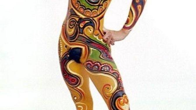 Would you strip down to mark up your body in paint (with paints that are safe for the body)?