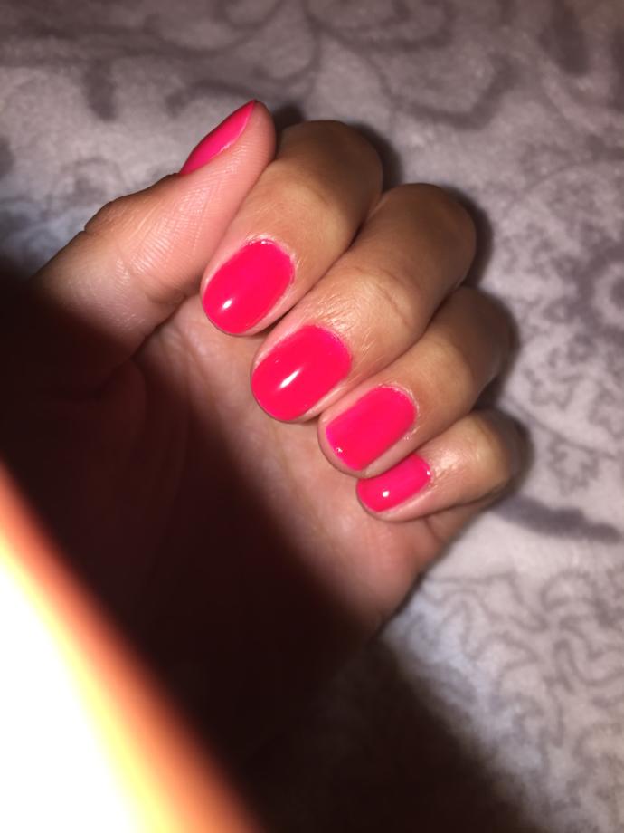 Did my boyfriend do a good job painting my nails? 