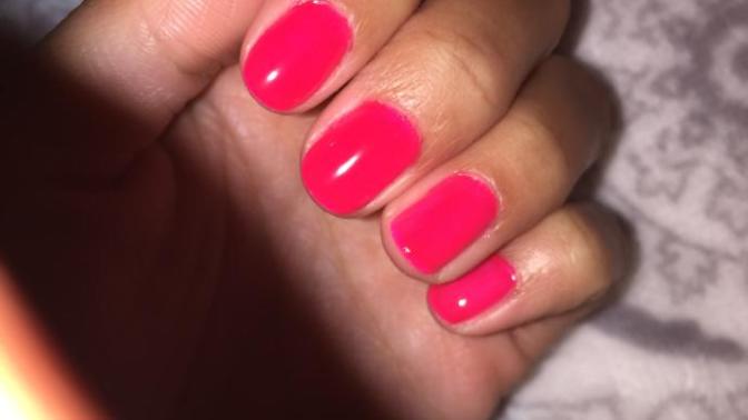 Did my boyfriend do a good job painting my nails?