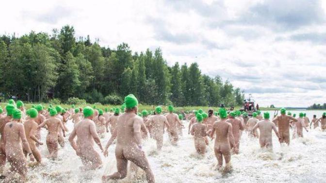 Would you participate in an attempt to break a skinny dipping world record?