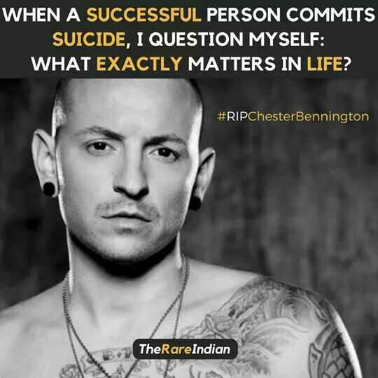 Why do you think Chester Bennington committed suicide??