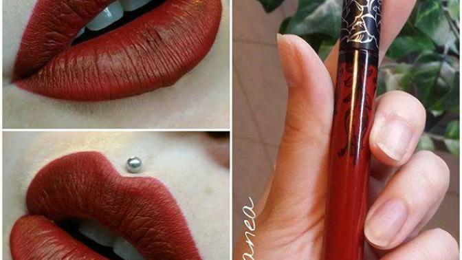 What are some good blood-red crimson lipsticks from the drugstore?
