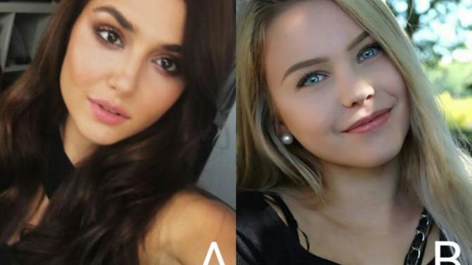 Which girl is more beautiful?