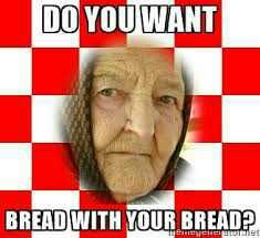 do you eat bread with every meal (expecially not slav countries)?