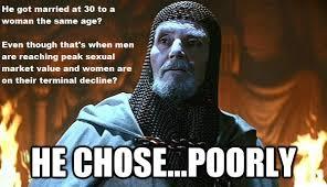 Women's prime years on the sexual marketplace to attract a husband are 16-30. Agree?