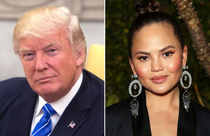 Isn't it funny that a 70-something-year old president blocked Chrissy Teigen on Twitter?