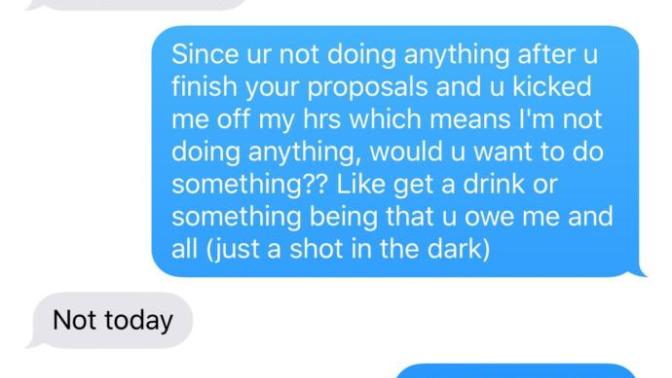 Did he want to say yes? Or was he just being nice?