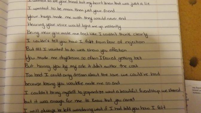 What do you guys think of my hand writing?