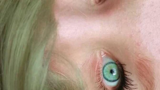 Do my eyes look more green or blue?