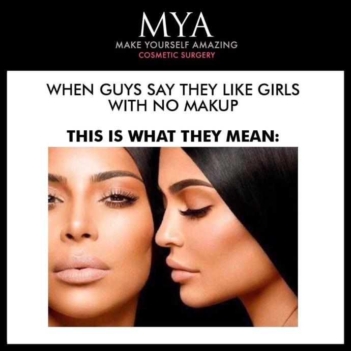 What do you think about guys having trust issues with makeup-wearing women?
