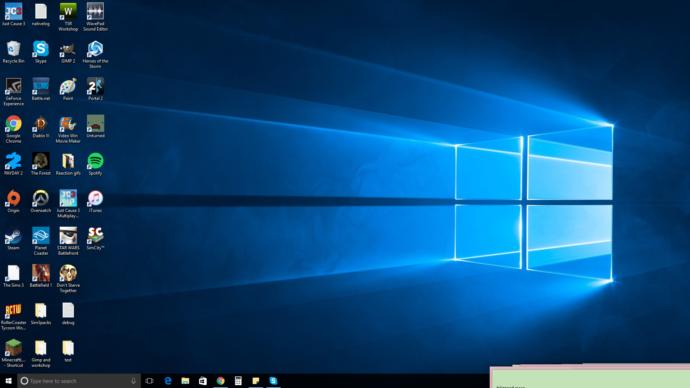 What does your computer desktop look like?