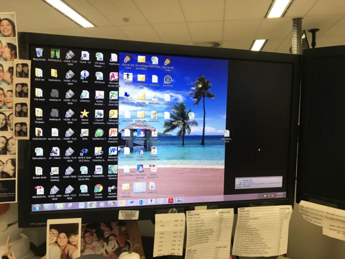 What does your computer desktop look like?