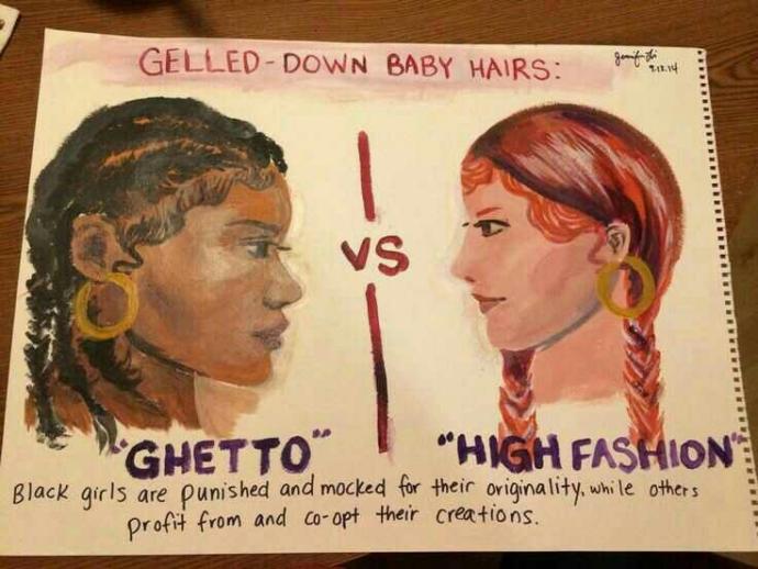 Is it cultural appropriation for other races (not just white) to wear black hairstyles?