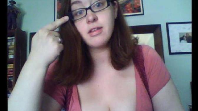 When you show cleavage, do you want men to look or not?