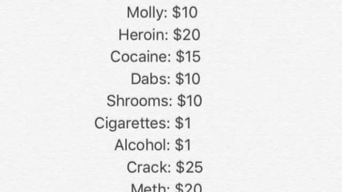 What drugs have you done?