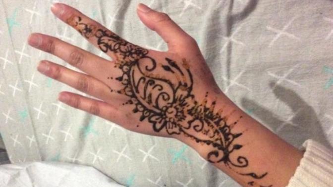 Accidentally got my henna tattoo wet while still drying?