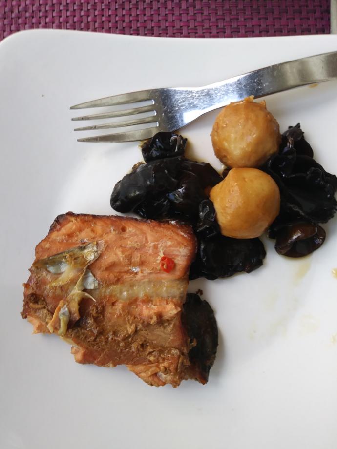 What do you think of my breakfast?
