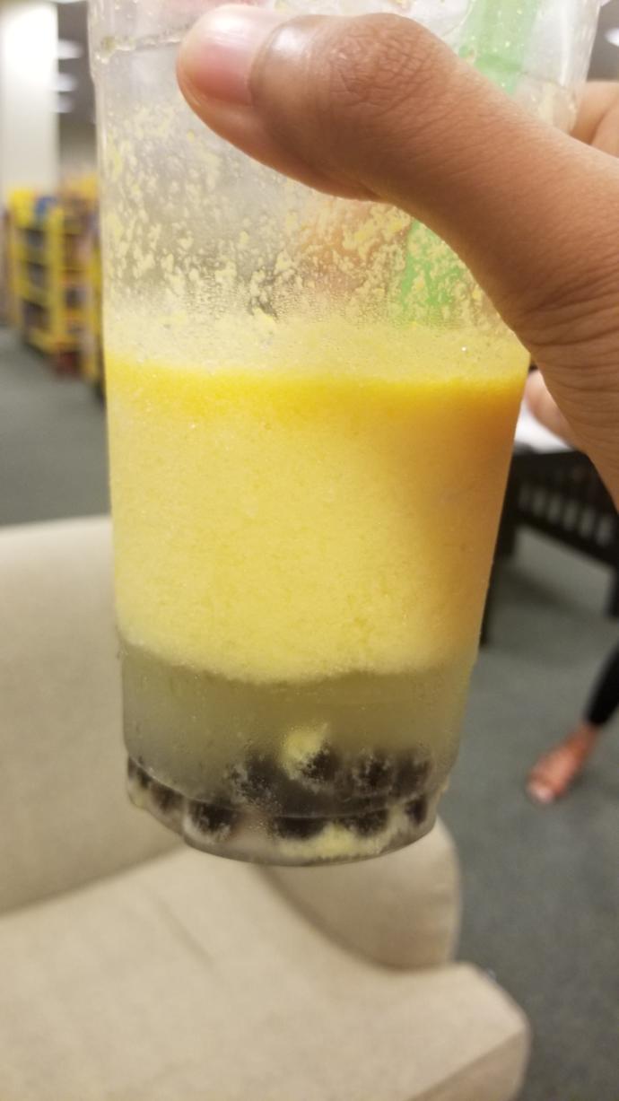 Does this drink look weird?