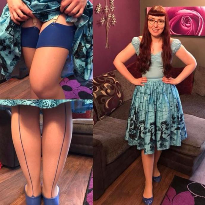 Girls, Do you think my vintage style outfit is cute?