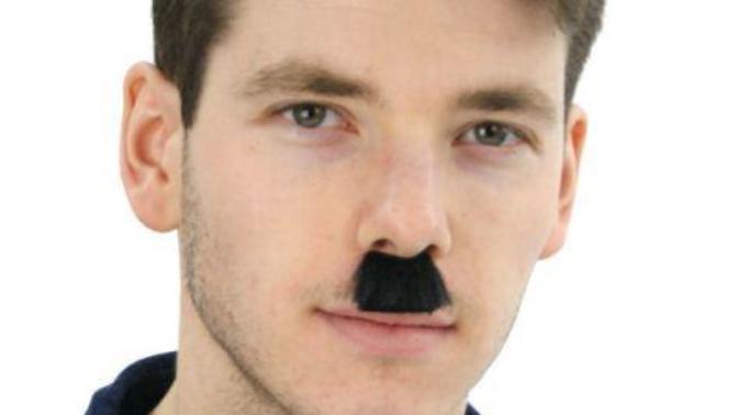 What would be your reaction if you saw a guy with a toothbrush mustache?
