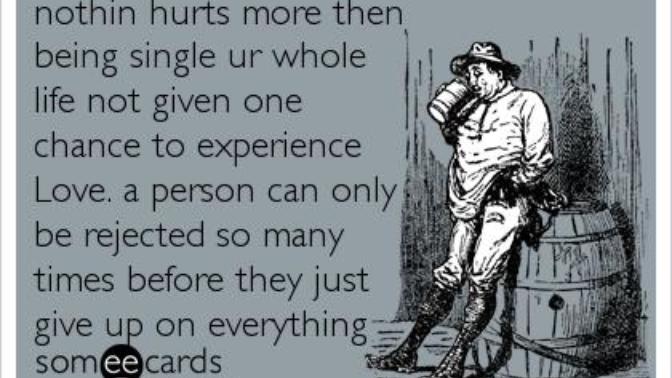 Why does being single hurt?