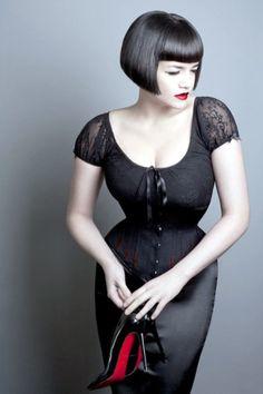 Why women with short hair and high heels makes men weak and turning him on ?