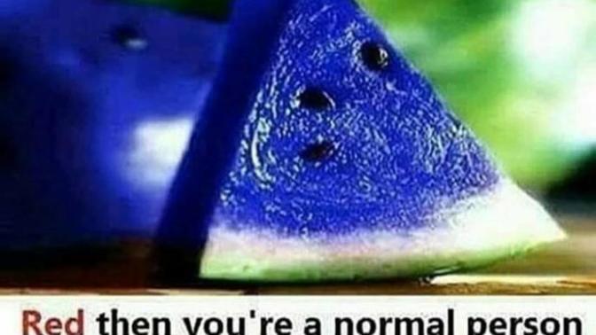 What colour is this watermelon?