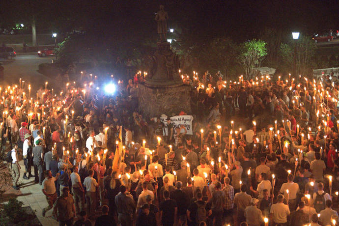 What's your opinion on the protesting at the University of Virginia?