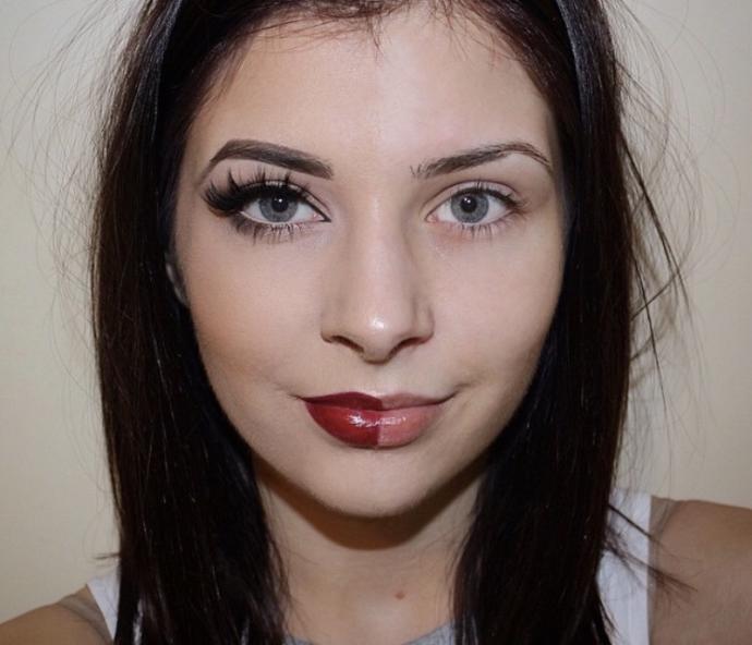 Guys, do you prefer the girl next door all natural look , or when a girl has more effort and wears makeup?